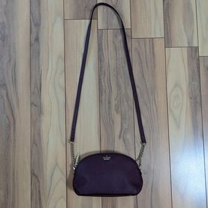 EUC! Kate Spade New York Cameron Street Blossom Hilli Crossbody Bag Burgundy